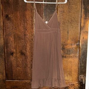 Aeropostale Brown spaghetti strap dress
